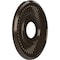 Ekena Millwork Berkshire PVC Medallion (Canopies up to 5 3/4"), 13"OD x 3 1/2"ID x 3/4"P, Metallic Rustic Mist CMP13BEERU - alternate 3